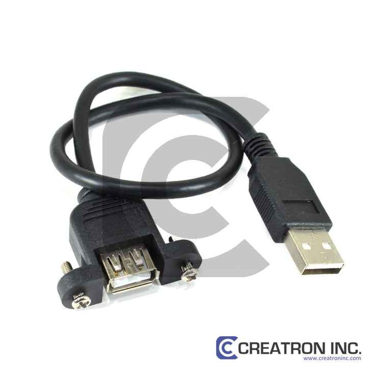 USB (A) Panel Mount Extension Cable USB (A) Panel Mount Extension Cable